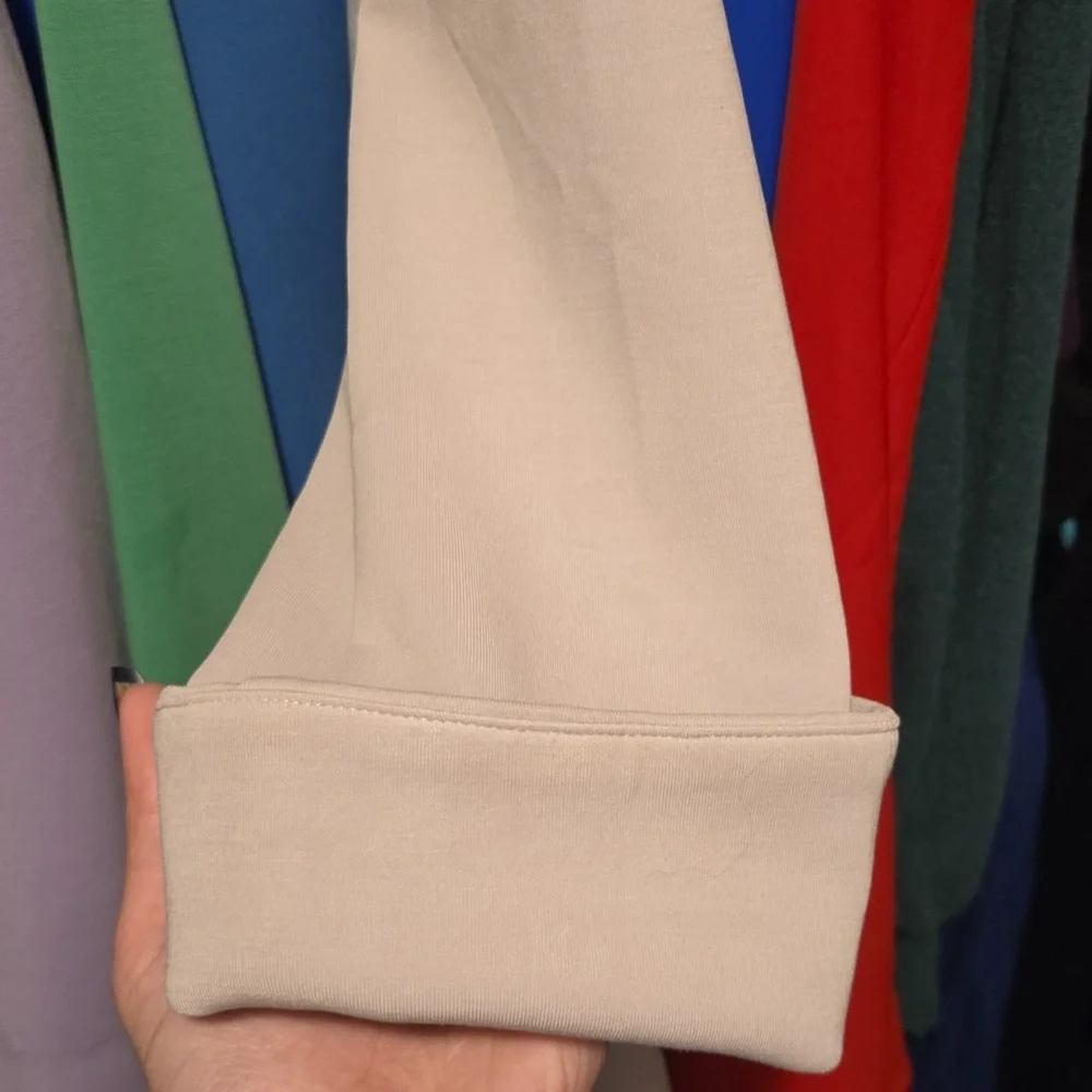 Skues Are Blue Elegant Women's Blazer - Light Gray With Pockets - Picture 3 of 3